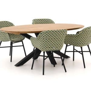 + 10 % Kassenrabatt | Hartman Delphine/Stephanie 200 cm Gartenmöbel-Set 5-teilig
