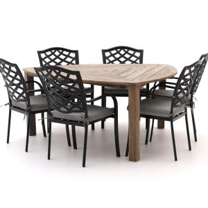 + 10 % Kassenrabatt | Hartman Berkeley/Triangular 170 cm Gartenmöbel-Set 7-teilig