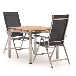 Bernstein Koblenz/Freiburg 90 cm Gartenmöbel-Set 3-Teilig verstellbar