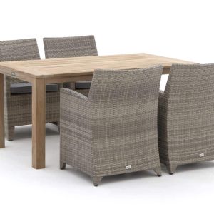 + 15 % Kassenrabatt | Forza Barolo/ROUGH-S 160 cm Gartenmöbel-Set 5-teilig