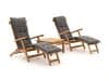 + 15 % Kassenrabatt | Sunyard Country/Wales 60 cm Deckchair-Set 3-teilig