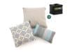 + 10 % Kassenrabatt | Dekokissen Set Retro Waves Taupe