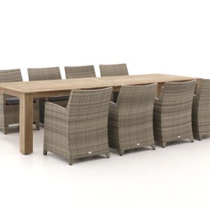 + 15 % Kassenrabatt | Forza Barolo/ROUGH-X 320 cm Gartenmöbel-Set 9-teilig