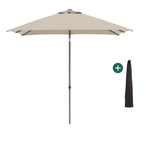 + 10 % Kassenrabatt | Shadowline Push-up Sonnenschirm 240x240 cm