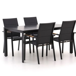 + 10 % Kassenrabatt | Bellagio Albinea/Sestino 160 cm Gartenmöbel-Set 5-Teilig Stapelbar