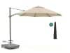 + 10 % Kassenrabatt | Shadowline Austin  Ampelschirm ø 350 cm