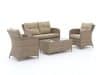 + 10 % Kassenrabatt | Intenso Leone/Milano Sessel-Sofa Lounge-Set 4-teilig