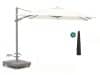 + 10 % Kassenrabatt | Shadowline Austin  Ampelschirm 300x300 cm