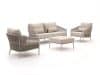 + 10 % Kassenrabatt | Bellagio Mineo Sessel-Sofa Lounge-Set 4-teilig