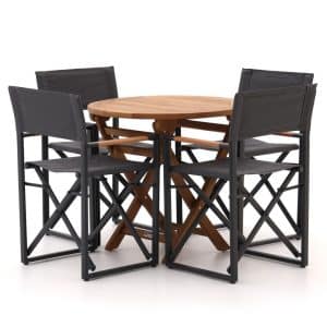 + 10 % Kassenrabatt | Bellagio Pasolini/Preston ø 80 cm Gartenmöbel-Set 5-Teilig inklapbaar