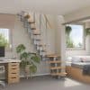 Mittelholmtreppe Intercon® Quadro | gewendelter Verlauf