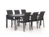 + 10 % Kassenrabatt | R&S Design Centallo/Sestino 220 cm Gartenmöbel-Set 7-teilig stapelbar