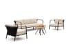 + 10 % Kassenrabatt | Apple Bee Elle Sessel-Sofa Lounge-Set 5-teilig