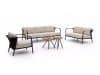 + 10 % Kassenrabatt | Apple Bee Elle Sessel-Sofa Lounge-Set 5-teilig