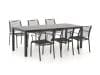 + 10 % Kassenrabatt | Apple Bee Hawaii/Menzano 220 cm Gartenmöbel-Set 7-teilig stapelbar