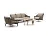 + 10 % Kassenrabatt | Apple Bee Milou/ROUGH-K Sessel-Sofa Lounge-Set 5-teilig