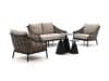 + 10 % Kassenrabatt | Apple Bee Milou/Tusa Sessel-Sofa Lounge-Set 4-Sitzer 6-teilig