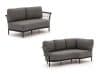+ 10 % Kassenrabatt | Bellagio Calizzano Gartensofa 2-Sitzer 168 cm inkl. Eckelement + rechter Arm 3-Sitzer 214 cm