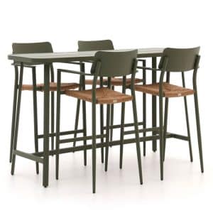 + 10 % Kassenrabatt | Bellagio Cino 175 cm Gartenbar-Set 5-Teilig Stapelbar