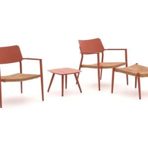 Bellagio Cino Balkonmöbel-Set 4-teilig stapelbar