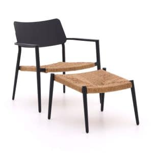 Bellagio Cino Stapelsessel Garten mit Hocker