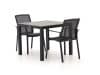 + 10 % Kassenrabatt | Bellagio Dranera/Fidenza 90 cm Gartenmöbel-Set 3-teilig stapelbar