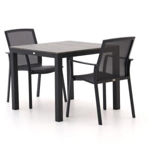 Bellagio Dranera/Fidenza 90 cm Gartenmöbel-Set 3-teilig stapelbar