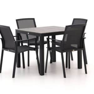 + 10 % Kassenrabatt | Bellagio Dranera/Fidenza 90 cm Gartenmöbel-Set 5-teilig stapelbar