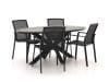 + 10 % Kassenrabatt | Bellagio Dranera/Fidenza oval 180 cm Gartenmöbel-Set 5-teilig stapelbar