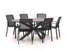 + 10 % Kassenrabatt | Bellagio Dranera/Fidenza oval 220 cm Gartenmöbel-Set 7-teilig stapelbar