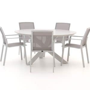 + 10 % Kassenrabatt | Bellagio Dranera/Lodola ø 150 cm Gartenmöbel-Set 6-teilig stapelbar