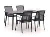 + 10 % Kassenrabatt | Bellagio Dranera/Sora 160 cm Gartenmöbel-Set 5-teilig stapelbar