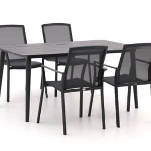 + 10 % Kassenrabatt | Bellagio Dranera/Sora 160 cm Gartenmöbel-Set 5-teilig stapelbar