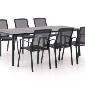 + 10 % Kassenrabatt | Bellagio Dranera/Sora 220 cm Gartenmöbel-Set 7-teilig stapelbar