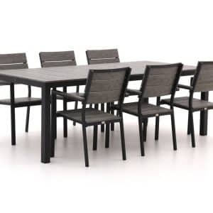 + 10 % Kassenrabatt | Bellagio Fidenza 220 cm Gartenmöbel-Set 7-Teilig Stapelbar