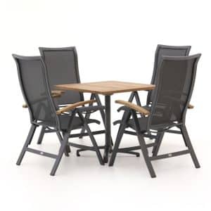 + 10 % Kassenrabatt | Bellagio Lugo/Canzo 80 cm Gartenmöbel-Set 5-teilig verstellbar