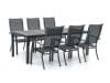 + 10 % Kassenrabatt | Bellagio Lugo/Fidenza 220 cm Gartenmöbel-Set 7-teilig stapelbar