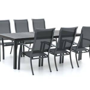 + 10 % Kassenrabatt | Bellagio Lugo/Fidenza 220 cm Gartenmöbel-Set 7-teilig stapelbar