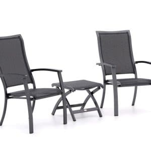 Bellagio Lugo/Pronto Balkonmöbel-Set 3-teilig stapelbar