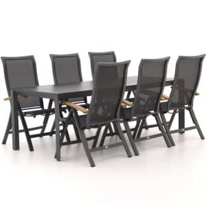 + 10 % Kassenrabatt | Bellagio Lugo/Sestino 220 cm Gartenmöbel-Set 7-teilig verstellbar