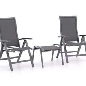 Bellagio Lugo/Stresa Balkonmöbel-Set 3-teilig verstellbar