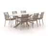 + 10 % Kassenrabatt | Bellagio Marudo/Furato ellips 240 cm Gartenmöbel-Set 7-teilig stapelbar