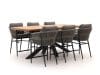 + 10 % Kassenrabatt | Bellagio Mineo/Induno dänisch oval 220 cm High Dining Gartenmöbel-Set 7-teilig