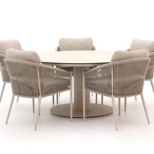 + 10 % Kassenrabatt | Bellagio Mineo/La Fonte ø 150 cm Gartenmöbel-Set 6-Teilig