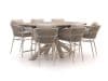 + 10 % Kassenrabatt | Bellagio Mineo/ROUGH-Y Ellips 240 cm High Dining Gartenmöbel-Set 7-teilig