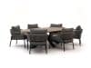 + 15 % Kassenrabatt | Bellagio Nova Siri /ROUGH-Y Ellips 240cm Low Dining Gartenmöbel-Set 7-teilig