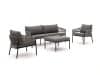 + 10 % Kassenrabatt | Bellagio Nova Siri Sessel-Sofa Lounge-Set 4-teilig