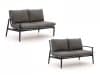 + 10 % Kassenrabatt | Bellagio Pizzoli Lounge Element linker Arm + rechter Arm 142 cm