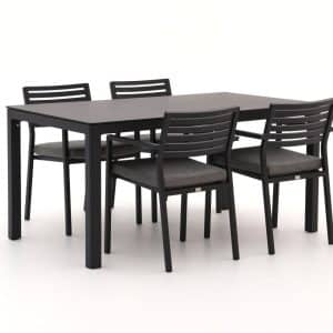 + 10 % Kassenrabatt | Bellagio Rumo/La Fonte 160 cm Gartenmöbel-Set 5-teilig Stapelbar