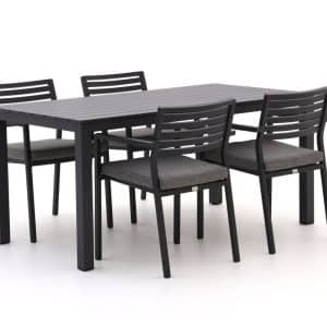 + 10 % Kassenrabatt | Bellagio Rumo/Menzano 160 cm Gartenmöbel-Set 5-Teilig Stapelbar
